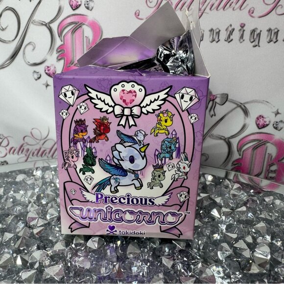 Toki doki precious unicorno crystal carnelian figurine unicorn π¦red orange gold - Picture 9 of 9